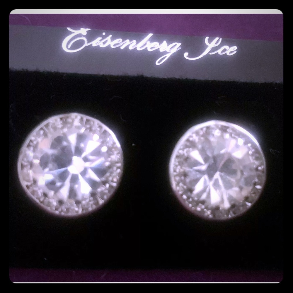 VTG Eisenberg Ice Round Crystal Pierced Earring
